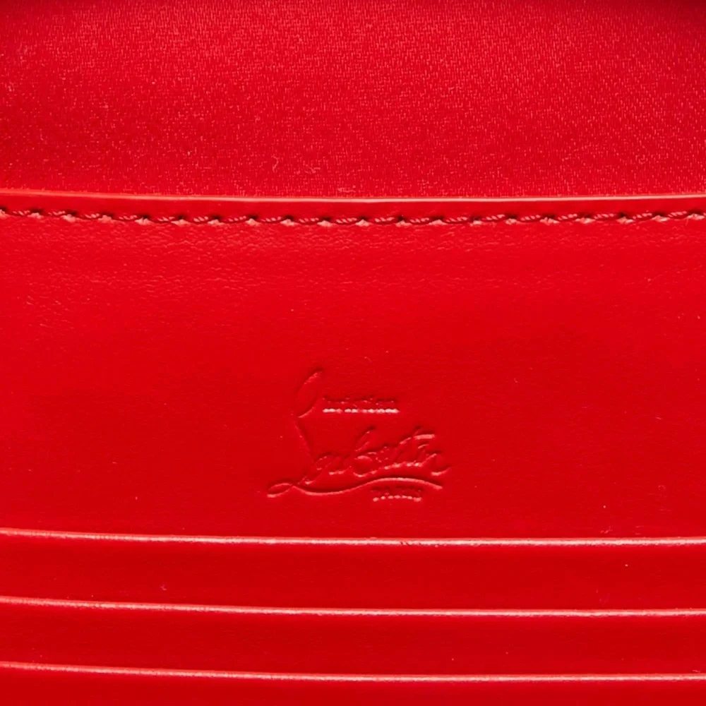 Christian Louboutin Loubifunk Sling Bag Purple Leather New